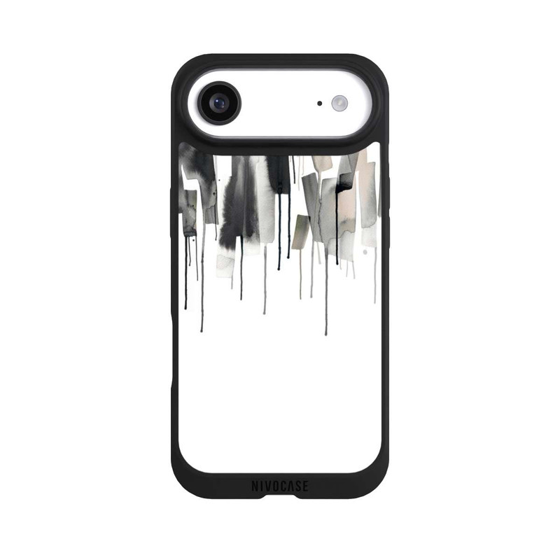 iPhone Air NIVOpure Watery Stripes Japandi Black