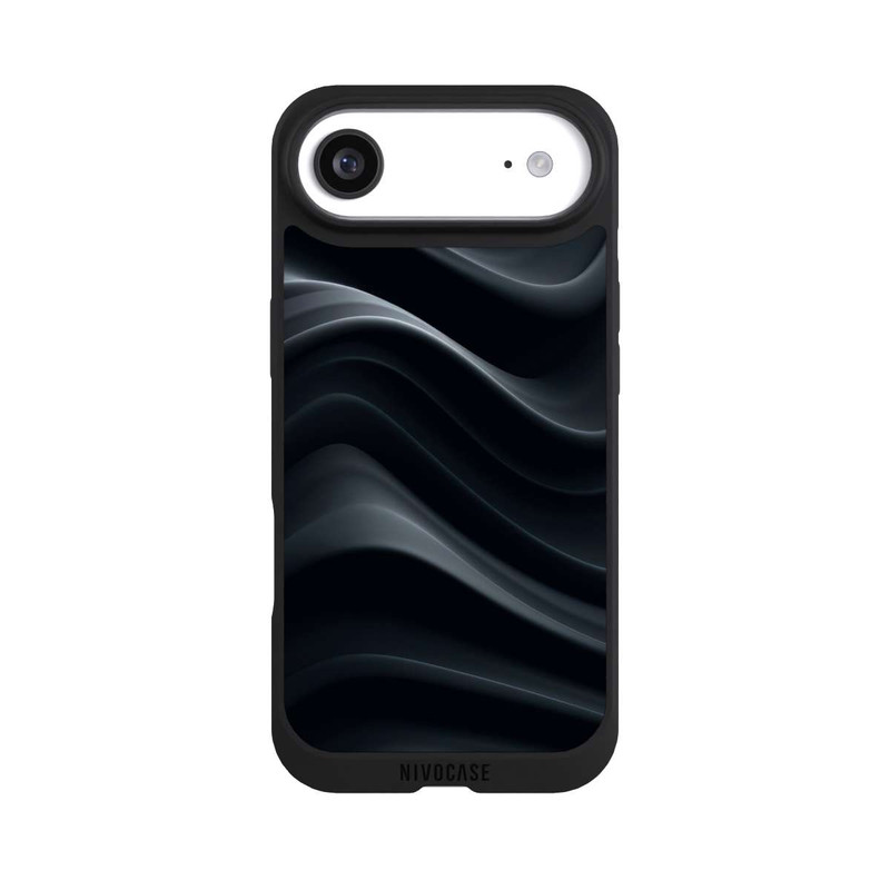 iPhone Air NIVOpure Black Waves Texture