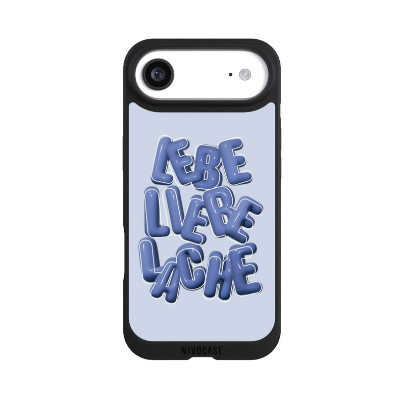 iPhone Air NIVOpure Lebe Liebe Lache Blue