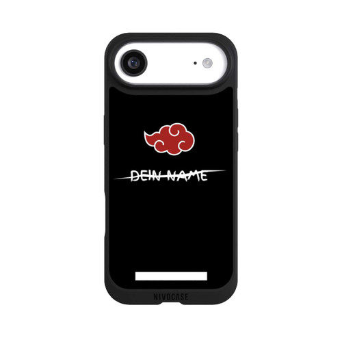 Apple iPhone Air NIVOpure Akatsuki personalisierbar Schwarz