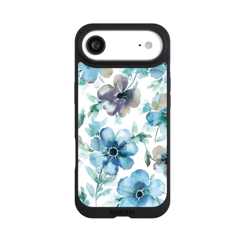 iPhone Air NIVOpure Blaues Blumenmuster Trendy