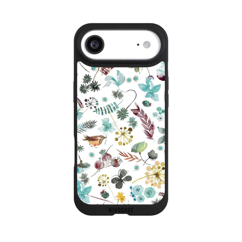 iPhone Air NIVOpure Botanischer Schmetterling Natur Blau
