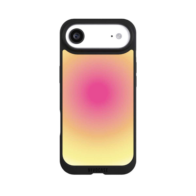 iPhone Air NIVOpure Aura yellow pink circle