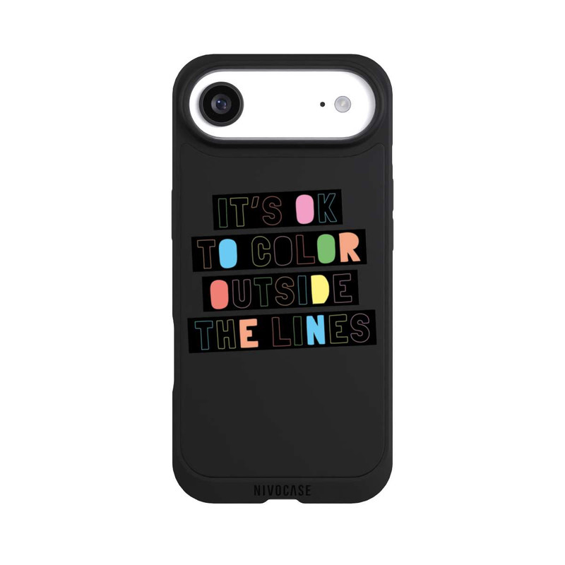 iPhone Air NIVOpure Color Outside The Line Transparent