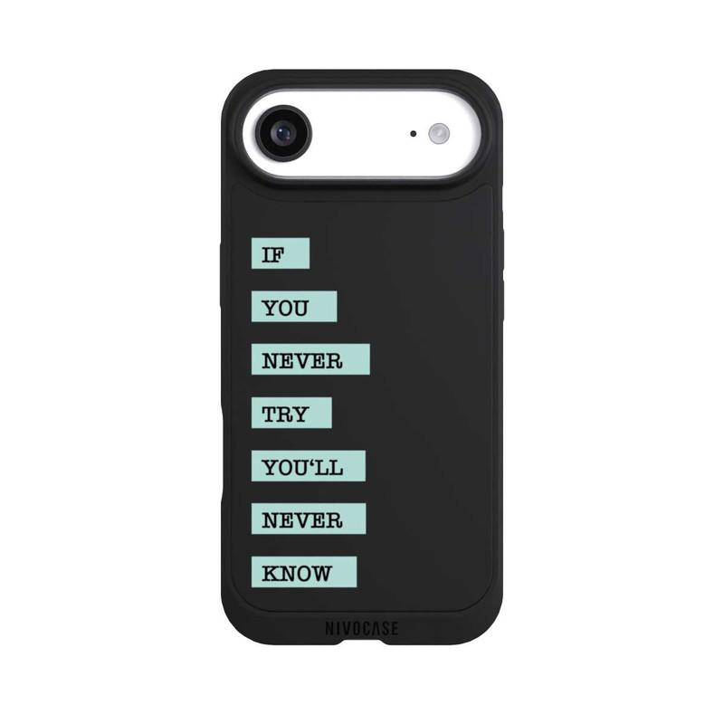 iPhone Air NIVOpure If You Try Green Transparent