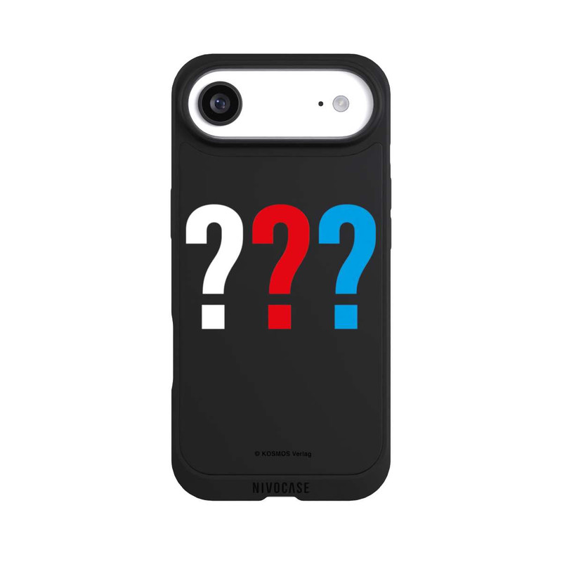 iPhone Air NIVOpure Die Drei Fragezeichen Logo Transparent