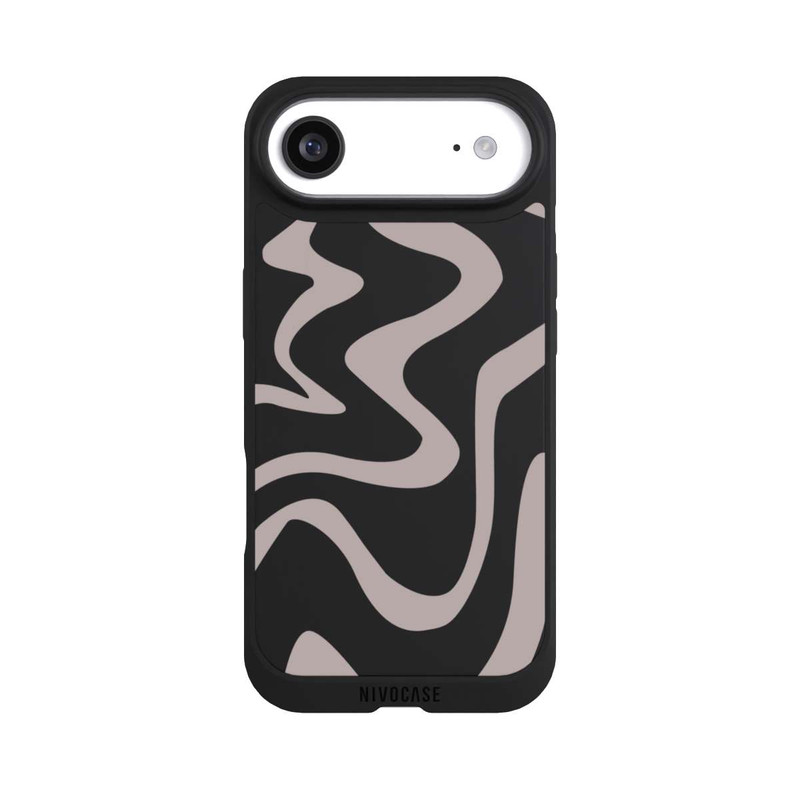 iPhone Air NIVOpure Trendy Lines Brown Transparent