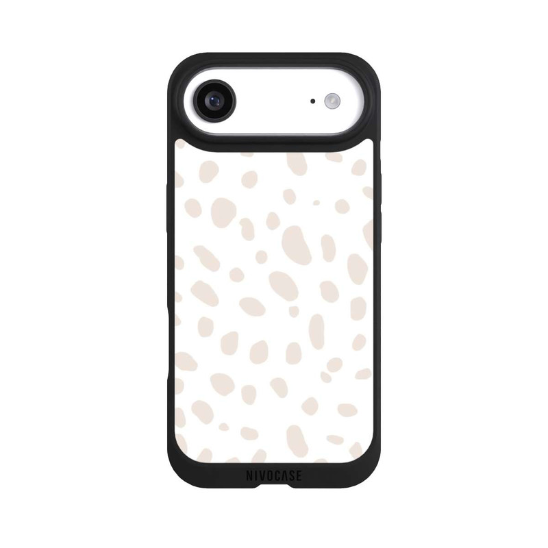 iPhone Air NIVOpure Motif Tigre Beige Blanc