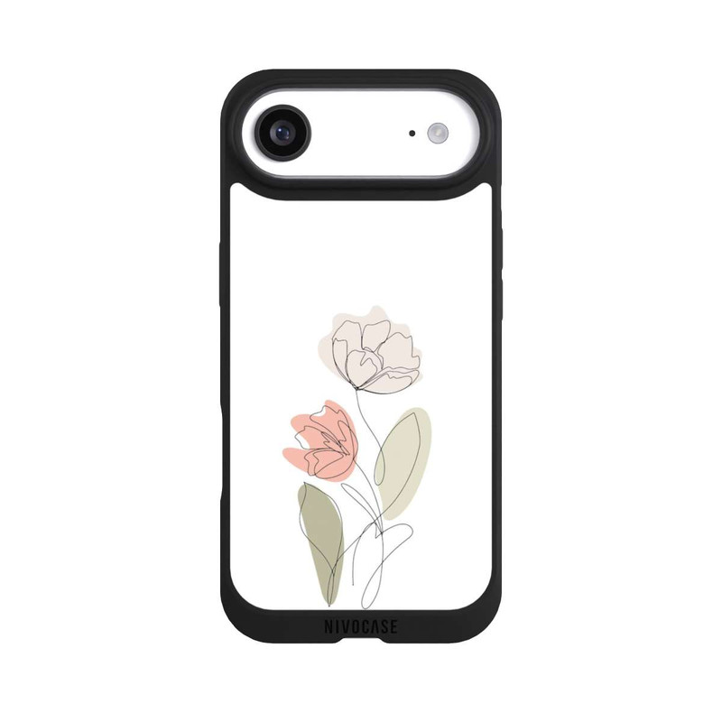 iPhone Air NIVOpure Dessin Au Trait Fleur Vert