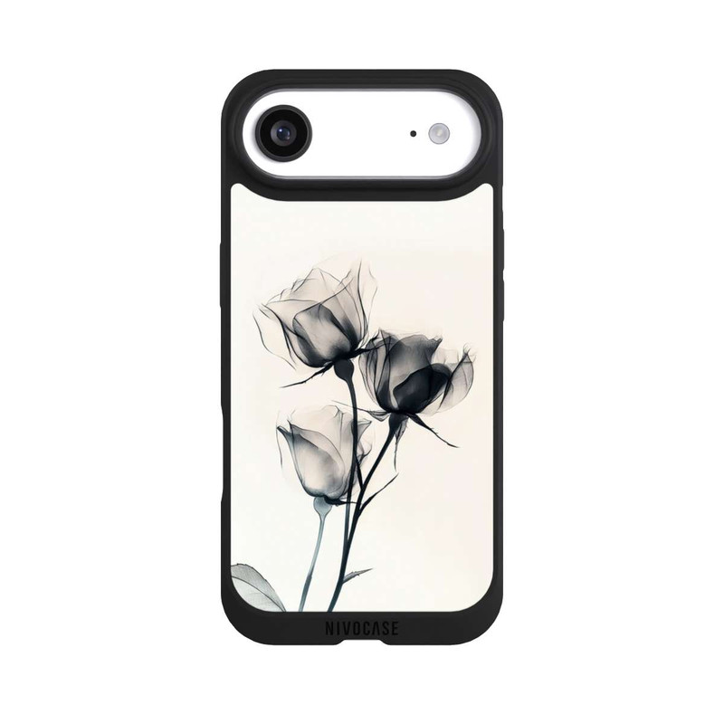 iPhone Air NIVOpure Schwarze Blume