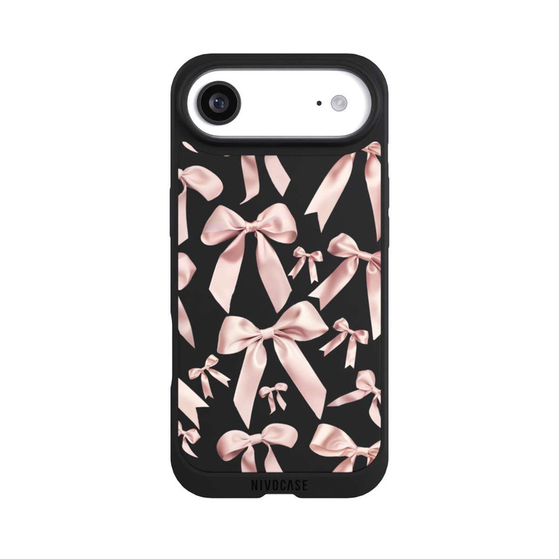 iPhone Air NIVOpure Noeuds en Satin Rose