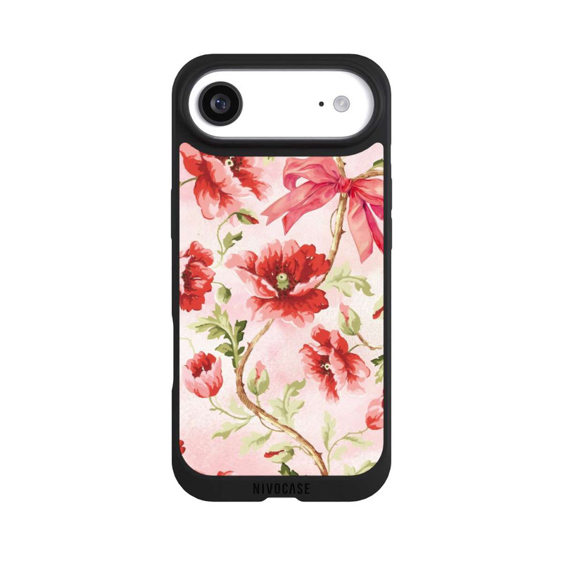 iPhone Air NIVOpure Poppies Pattern Pink