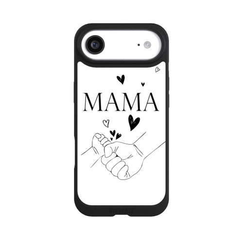 Apple iPhone Air NIVOpure Muttertag Line Art Hände Schwarz Weiß