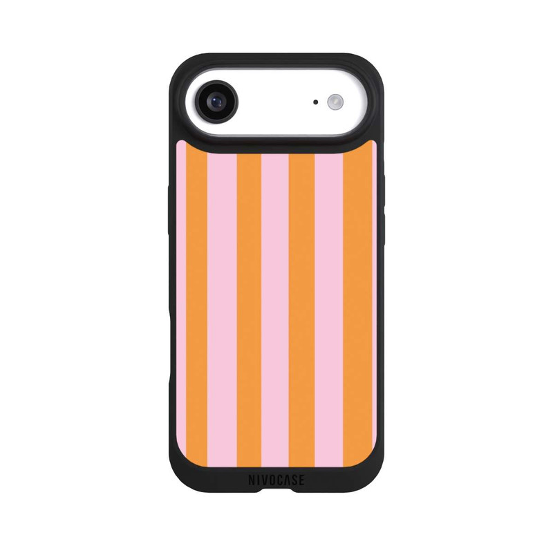 iPhone Air NIVOpure Orange Rosa Streifen