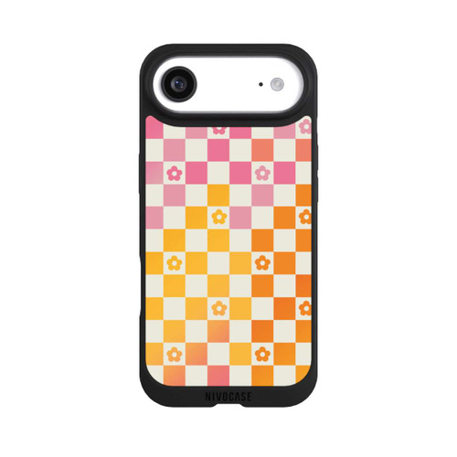Apple iPhone Air NIVOpure Colorful Dopamin Flowers Checked Pattern