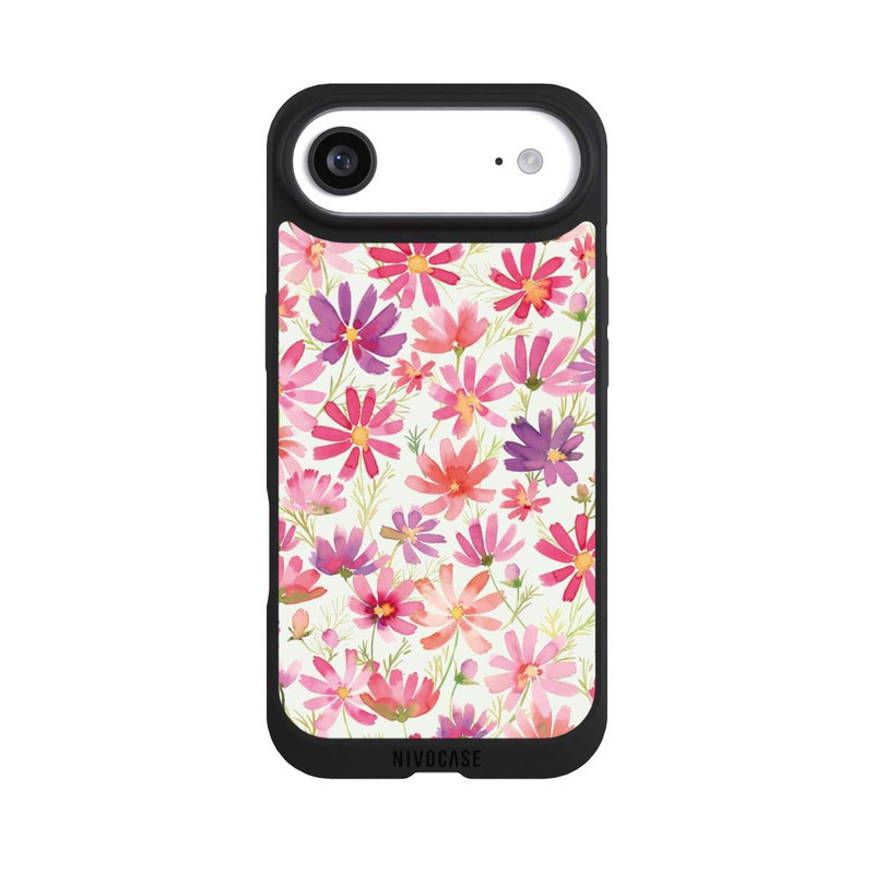 iPhone Air NIVOpure Boho Cosmos Flowers Purple