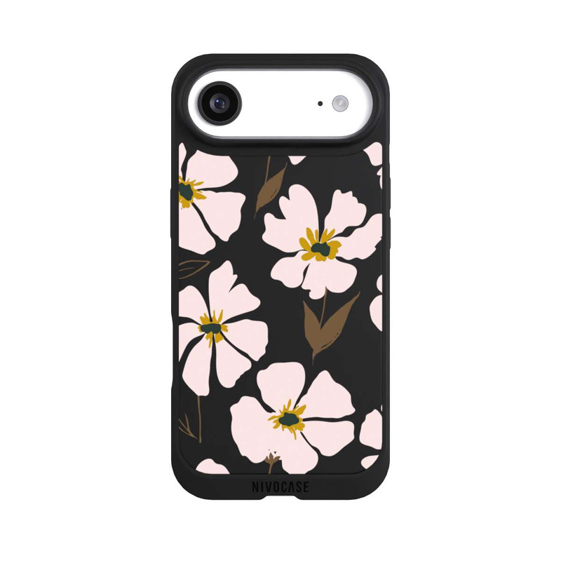 iPhone Air NIVOpure Simple Pastell Flowers Rose Transparent