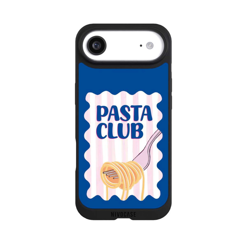 iPhone Air NIVOpure Pasta Club in Blue and Pink