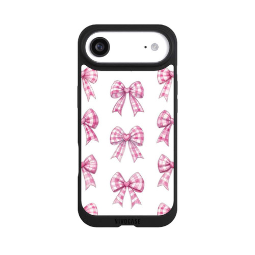 Apple iPhone Air NIVOpure Pink Gingham Hearts and Bows