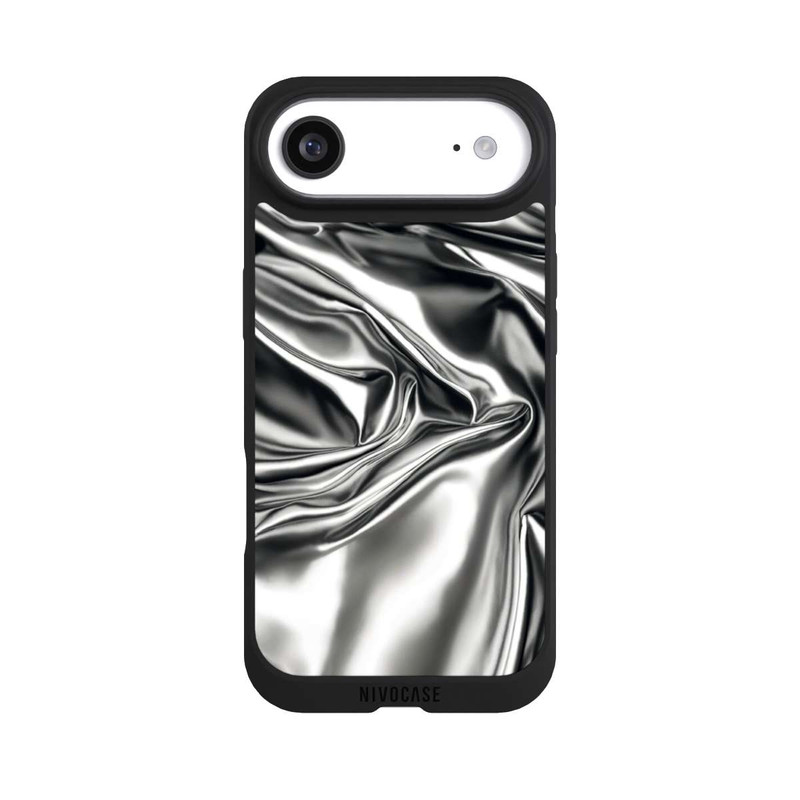iPhone Air NIVOpure Shiny Chrome Silver avec IA