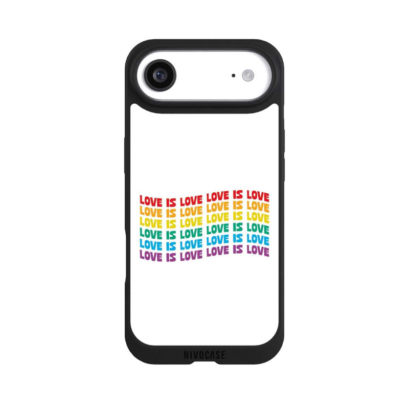 iPhone Air NIVOpure Love is Love Flag