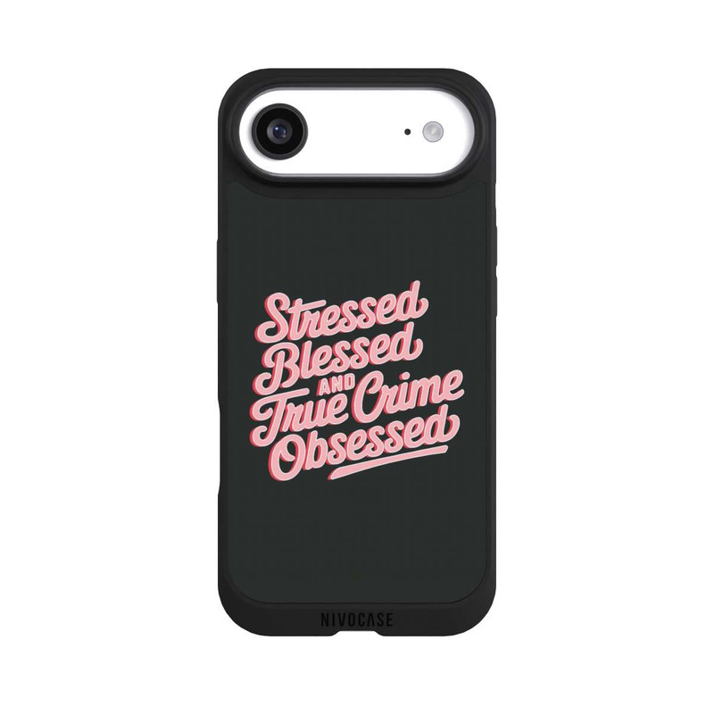 iPhone Air NIVOpure Stressed Blessed and True Crime Obsessed
