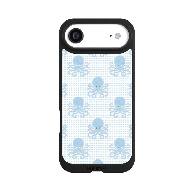 iPhone Air NIVOpure Blue Watercolor Octopus