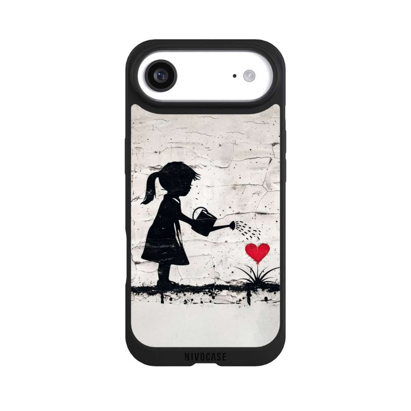 iPhone Air NIVOpure Girl Watering Bunch of Flowers 