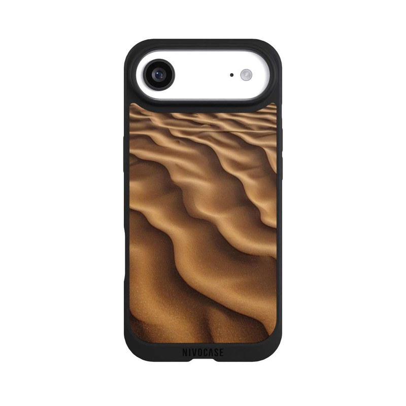iPhone Air NIVOpure Structure Sable Jaune Moutarde avec AI