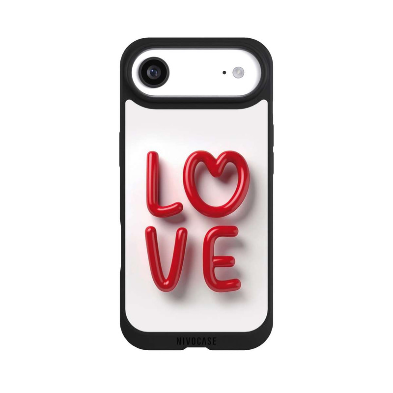 iPhone Air NIVOpure Love Statement Red with AI