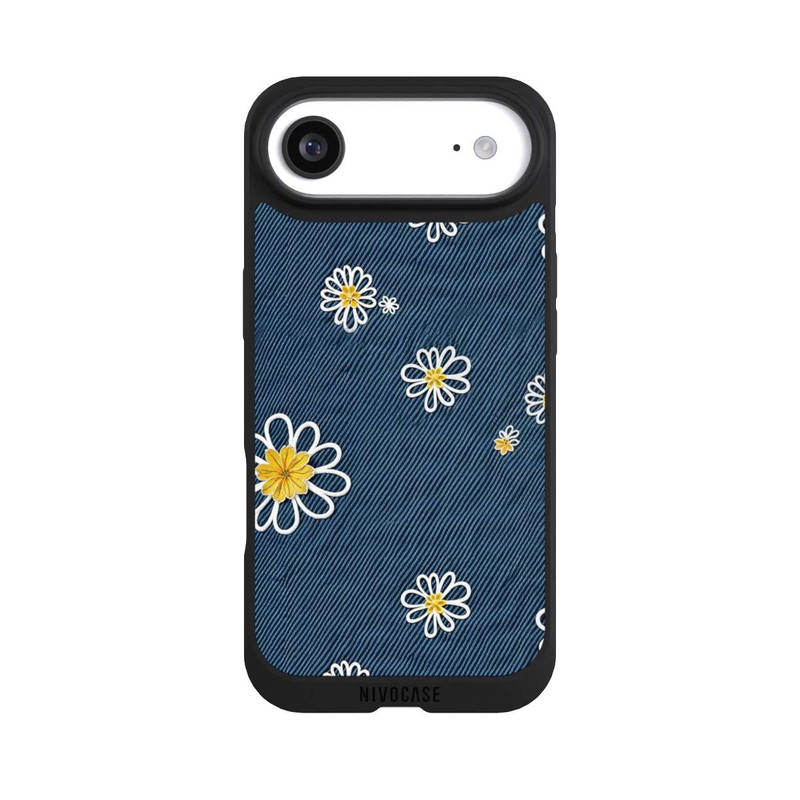 iPhone Air NIVOpure Jeans Flowers Pattern with AI
