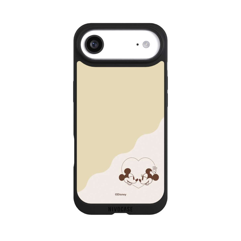 iPhone Air NIVOpure Mickey and Minnie Love Heart Beige