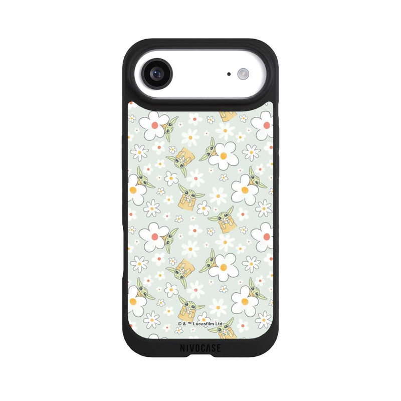 iPhone Air NIVOpure Baby Yoda Blumen Muster