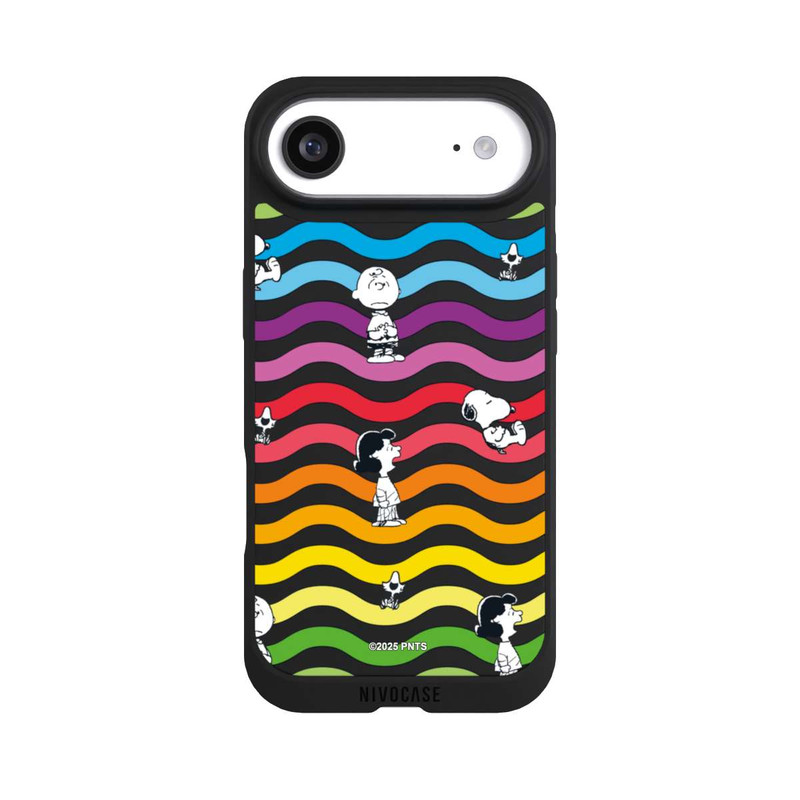iPhone Air NIVOpure Snoopy Pattern Rainbow Transparent