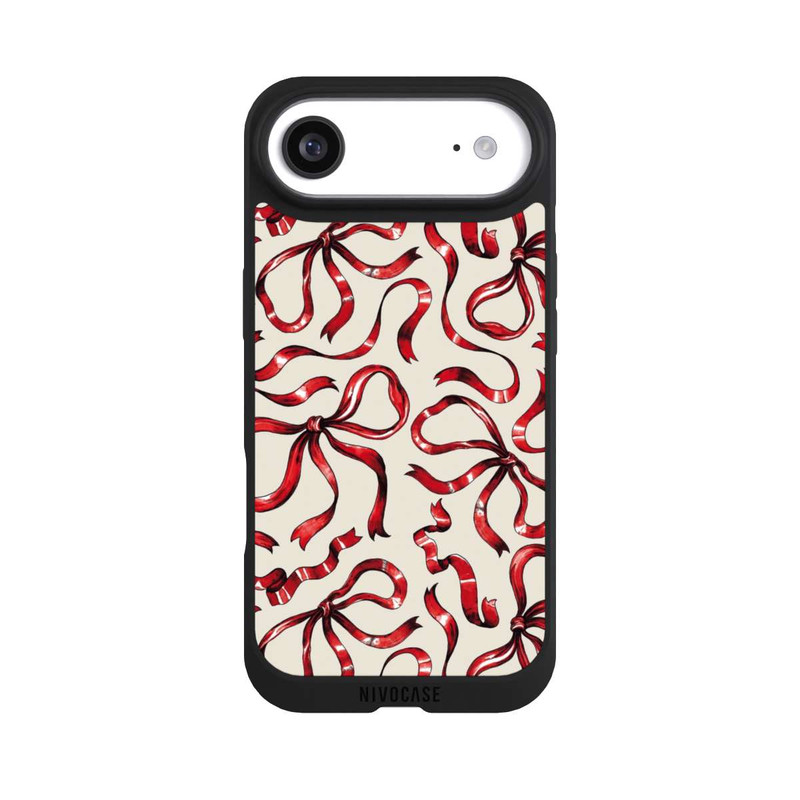 iPhone Air NIVOpure Fine Bows Red