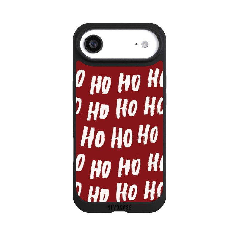 iPhone Air NIVOpure Ho Ho Ho Christmas Red Pattern