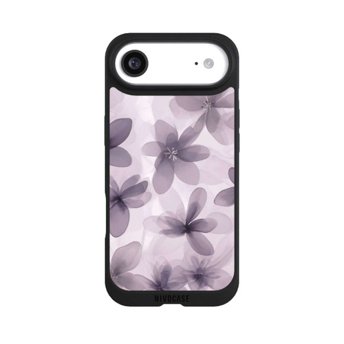 Apple iPhone Air NIVOpure Fliederfarbenes Blumenmuster mit KI