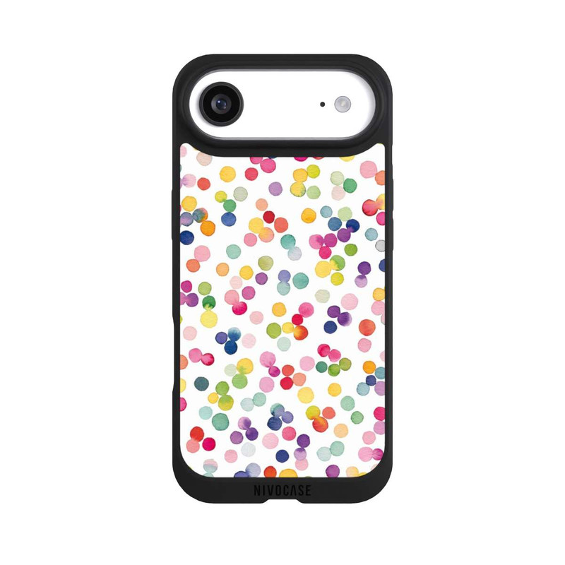 iPhone Air NIVOpure Watercolour Punkte Bunt