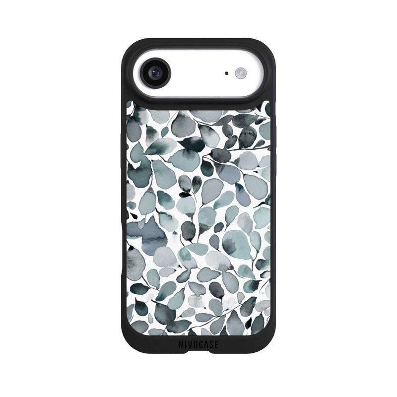 iPhone Air NIVOpure Eucalyptus Watercolor Leaves Grey