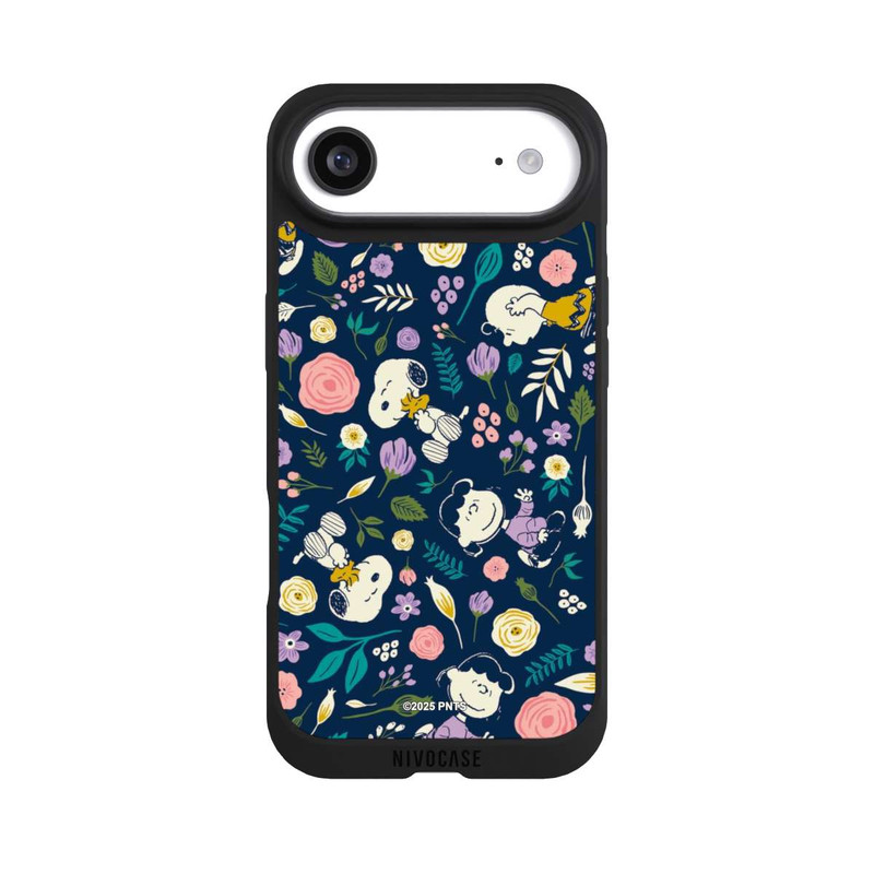 iPhone Air NIVOpure Peanuts Dark Flower Pattern