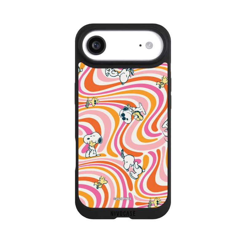 iPhone Air NIVOpure Peanuts Hippie Pattern Orange