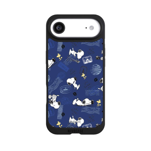 Apple iPhone Air NIVOpure Peanuts Travel Stamps Pattern Blue