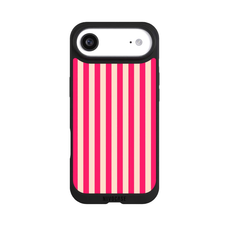 iPhone Air NIVOpure Stripes Red Popcorn Look