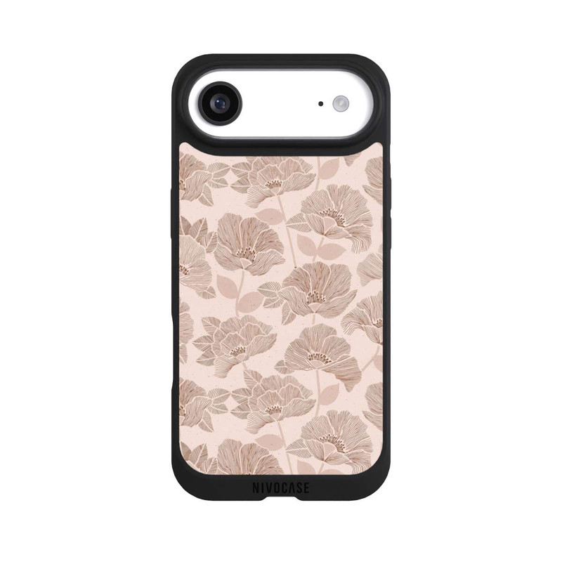 iPhone Air NIVOpure Brown Floral Block