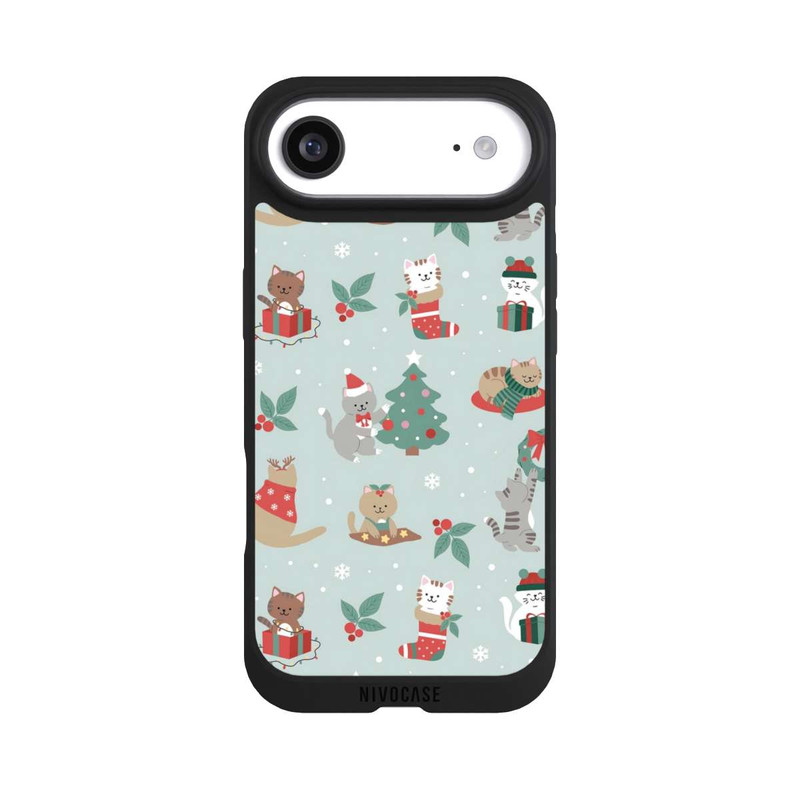 iPhone Air NIVOpure festliche Katzen im Winterwunderland