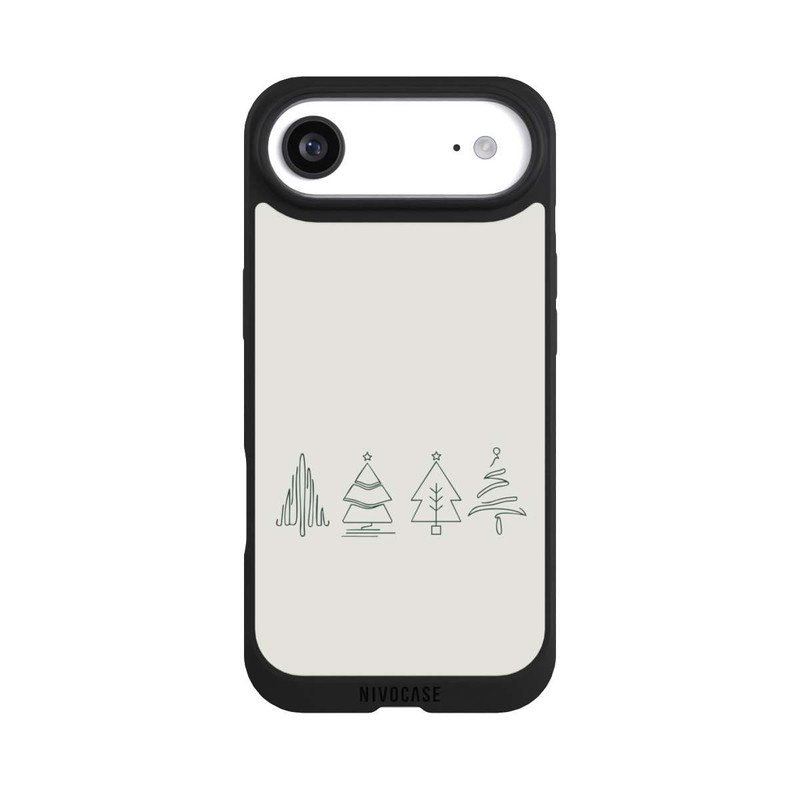iPhone Air NIVOpure Weihnachtsbäume Line Art Minimalistisch
