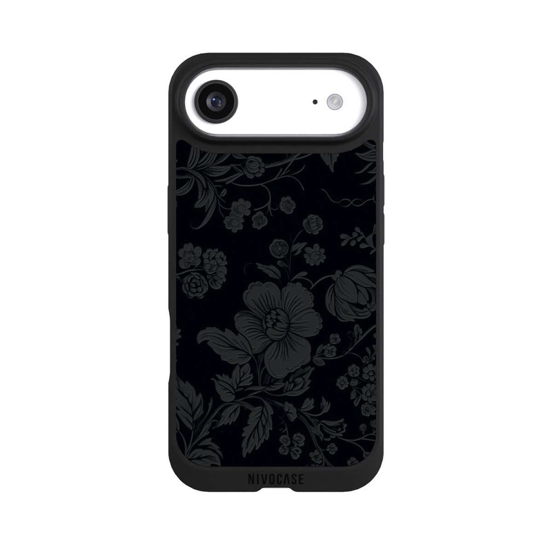iPhone Air NIVOpure Dunkle Blumen Vintageoptik