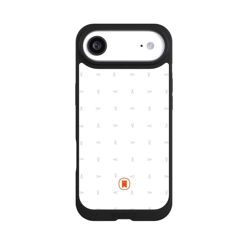 iPhone Air NIVOpure Nivocase Muster Weiss Grau