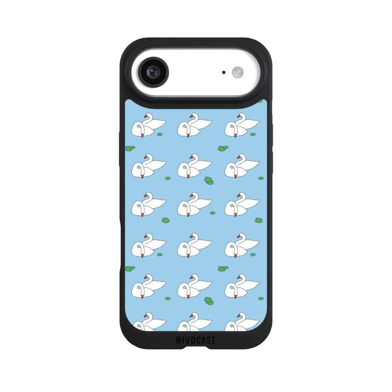 iPhone Air NIVOpure Entenmuster Blauer Teich
