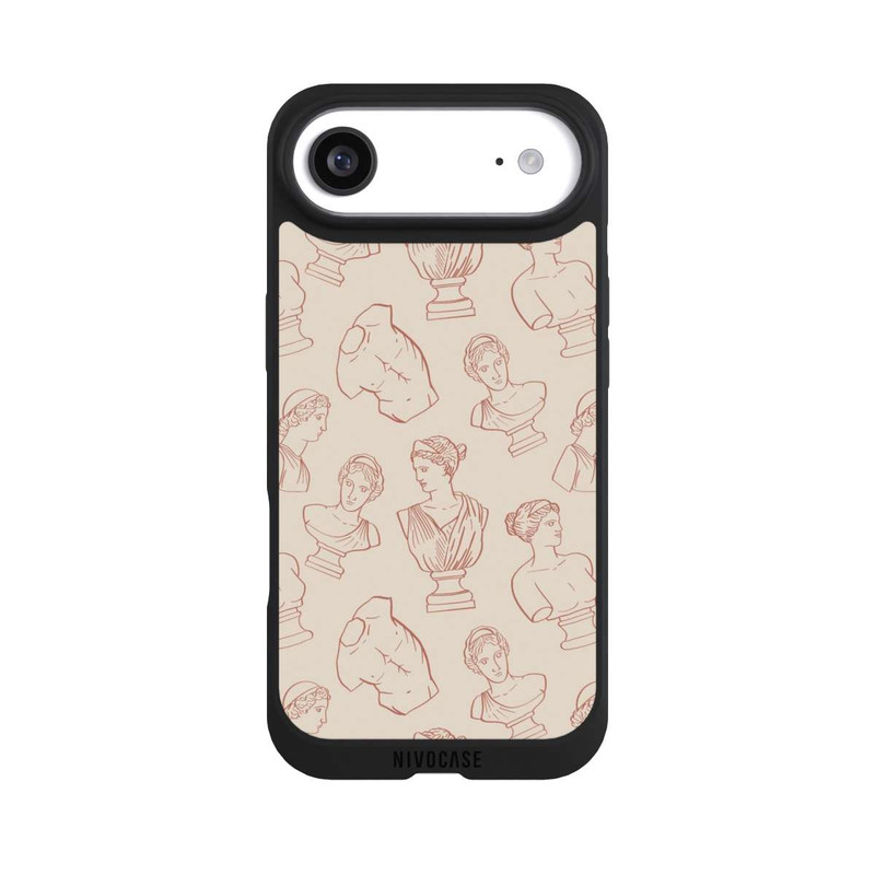 iPhone Air NIVOpure Griechische Büsten Art-Déco Braun